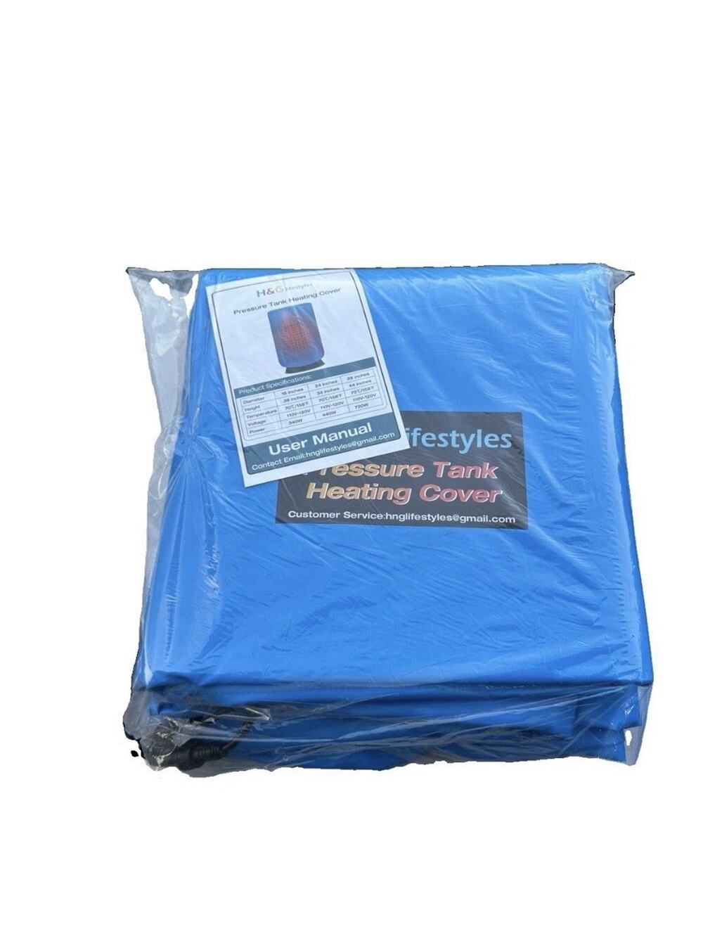 H&G Lifestyles Heated Pressure Tank Cover 24”D x 34”H Insulated Well New